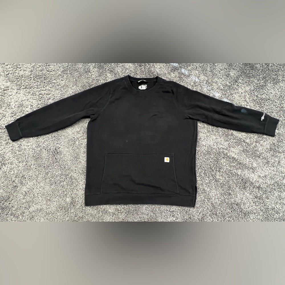 Carhartt Force® Sweatshirt Women’s Size XL (16-18) Relaxed Fit Lightweight Black
